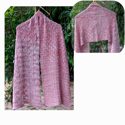 Bell Flower Bouquet Stole