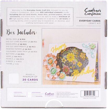 Crafter's Companion Craft Box Kit - Everyday Cards