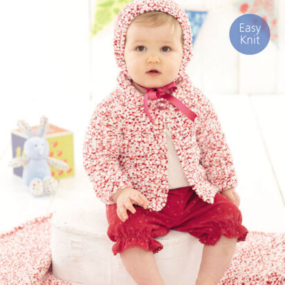 Jacket, Bonnet and Blanket in Sirdar Snuggly Squishy - 4851 - Downloadable PDF