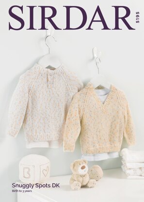 Sweaters in Sirdar Snuggly Spots DK - 5195 - Downloadable PDF