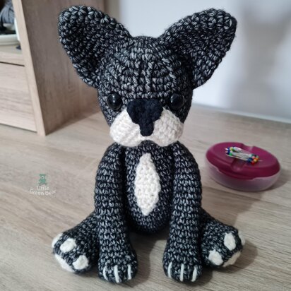 Franklin the French Bulldog – US Terminology - Amigurumi