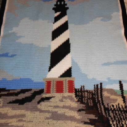 Cape Hatteras Lighthouse Afghan