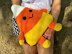 Candy Corn Pillow Crochet