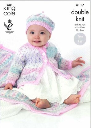 King Cole 791570 Baby Splash DK - Ovillo De Lana Azul (292 M, 100 G