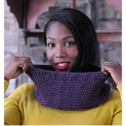 Garter Stitch Cowl in The Fibre Co. Tundra - Downloadable PDF