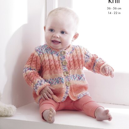 Jackets and Gilets in King Cole DK - 4998 - Downloadable PDF