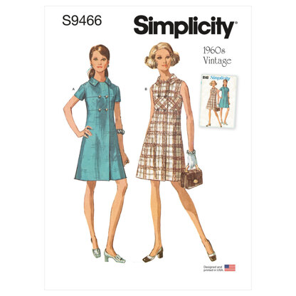 Simplicity Kinder-Kleid S9466 - Schnittmuster, Größe 16-18-20-22-24