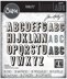 Sizzix Thinlits Dies By Tim Holtz 26/Pkg - Alphanumeric, Shadow Upper
