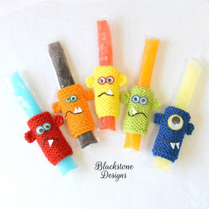 Knit Monster Popsicle Holders