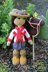 Crochet doll pattern, Amigurumi doll pattern, Medium doll, 18"/46cm,Gilda