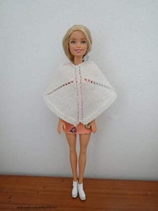 Poncho for Annachiara’s Barbie