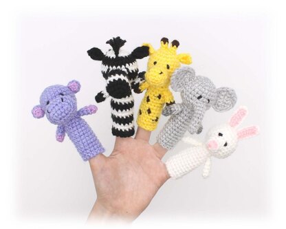 Animal Finger Puppets Crochet Pattern