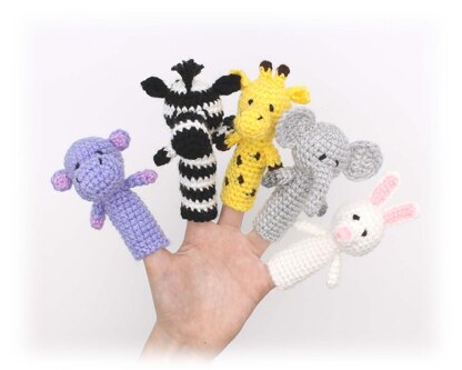 Estella Crocheted Animal Finger Puppets