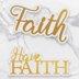 Artdeco Creations Couture Creations Sentiment Mini Dies 2/Pkg - Have Faith 1.9"X1.9"