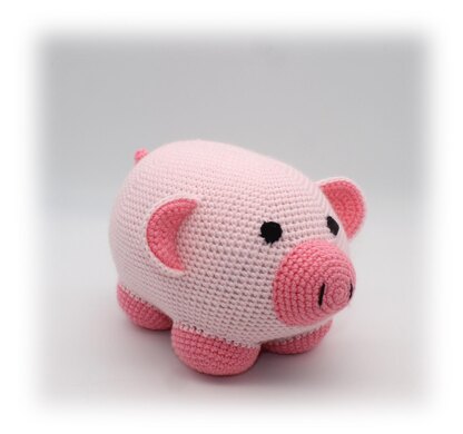 Piggy Doorstop Crochet Pattern