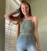 Crochet Pattern - Fringe Halter Top