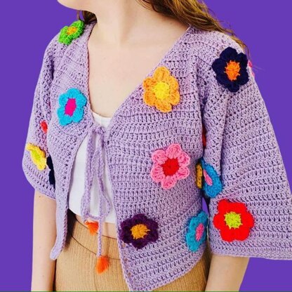 Martha’s Crop Crochet Cardigan