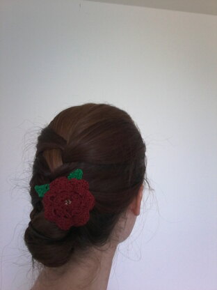 Rose Barrette