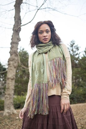 Lesh Scarf in Berroco Lustra - 352-4