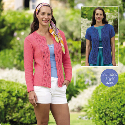 Short and Long Sleeved Jackets in Sirdar Amalfi DK - 7926 - Downloadable PDF