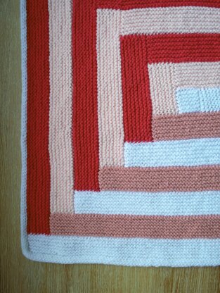 Candy Striped Baby Blanket