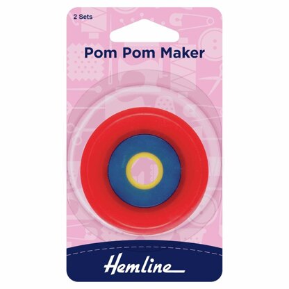 Hemline Pom Pom Maker: 2 Sets