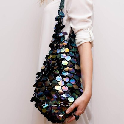 Sequin net bag