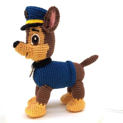 Paw Patrol Chase crochet pattern