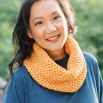 Sweet Honey Cowl in SweetGeorgia Mohair Silk - VOL6.6 - Downloadable PDF