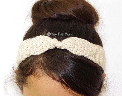 Knotted Bow Headband