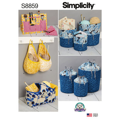 Simplicity S8859 Organizers - Paper Pattern, Size OS (ONE SIZE)