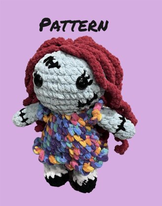 Nightmare Sally Doll Crochet Pattern