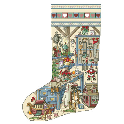 Holiday Workshop Heirloom Stocking - PDF