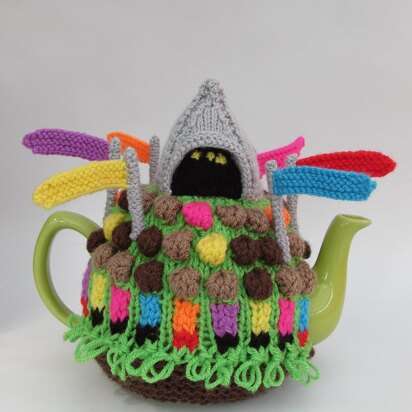 Glastonbury festival tea cosy