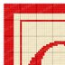 Christmas C2C Crochet Pattern Initial Letter O Blanket Baby Shower Stroller Name Throw