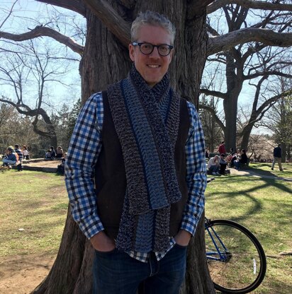 Easy Crochet Scarf Pattern for Men: Mr. Man's Easy Crochet Scarf