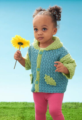 Gathering Leaves Cardigan in Caron Simply Soft Light - Downloadable PDF