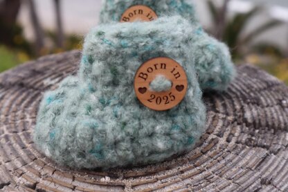 Felted Baby Bootie