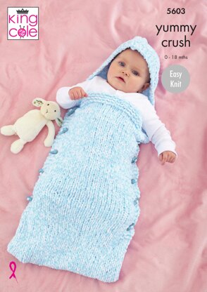 Sleeping Bags in King Cole Yummy Crush - 5603 - Downloadable PDF