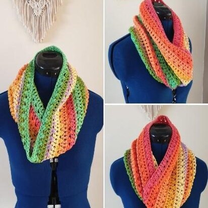 The Autumn Rainbow Cowl