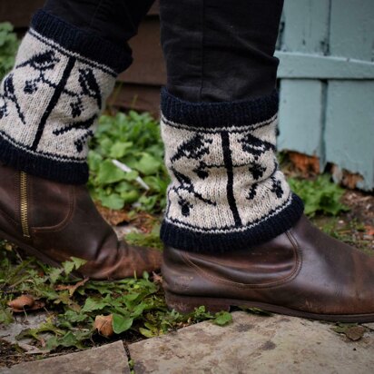 Birds Boot Cuffs