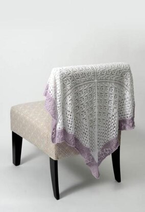 Lace Sampler Baby Blanket in Universal Yarn PDF