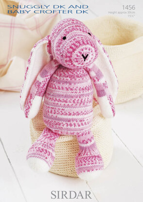 Toy Rabbit in Sirdar Snuggly Baby Crofter DK and Snuggly DK - 1456