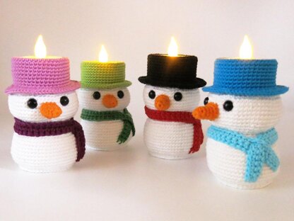 Tealight Holder - Snowman