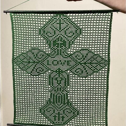 Infinite Love Pattern - Filet Crochet Wall Decor