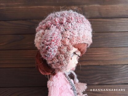 Lamb beanie for doll