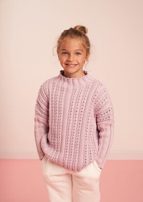 Mini Bay Sweater in Rowan Handknit Cotton - Downloadable PDF