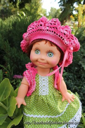 Beret and bolero for dolls