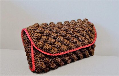 Brown Bobble Pochette