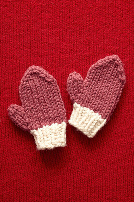 Valentine's Day Mittens in Lion Brand Wool-Ease Thick & Quick - L0125AD